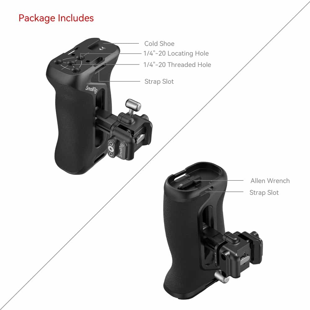 Boční rukojeť / Side Handle Snap-on Quick Lock NATO SmallRig 4017