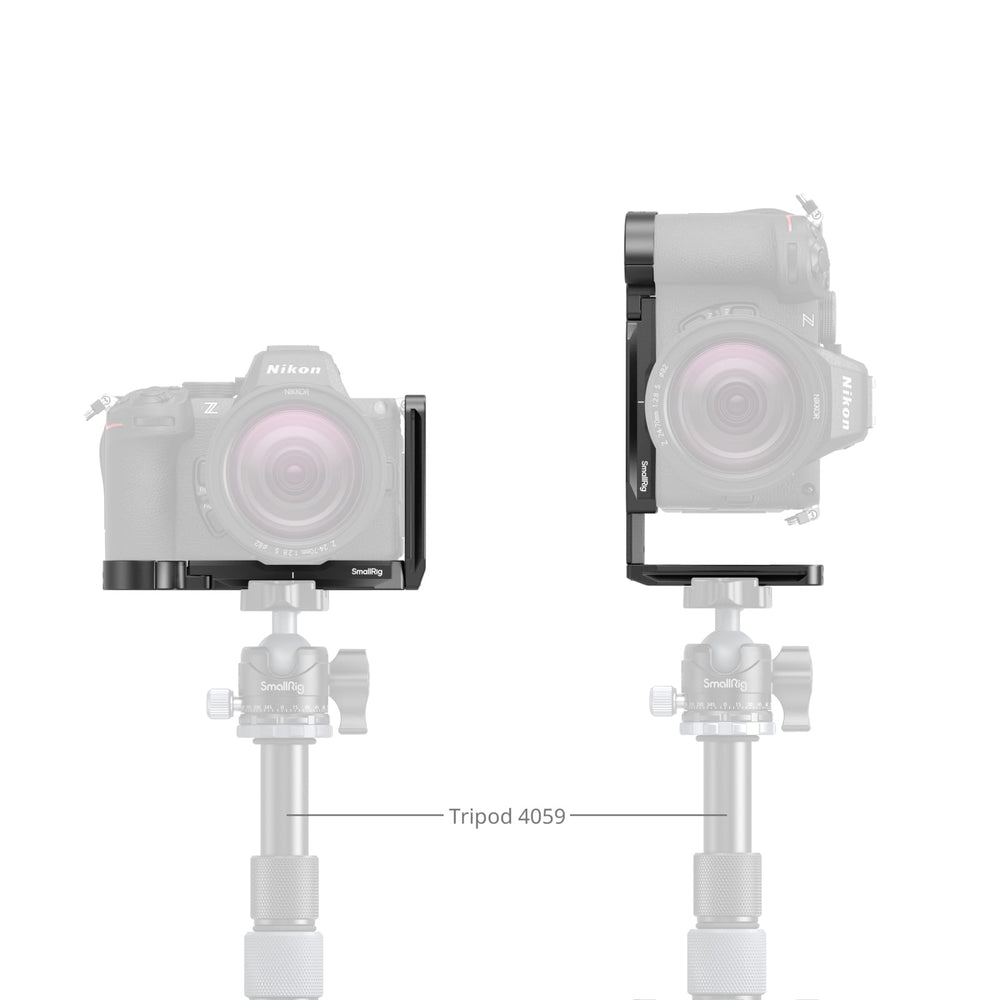 Nikon Z5II L-Winkel, Hochformat auf stativ, smallrig 5256