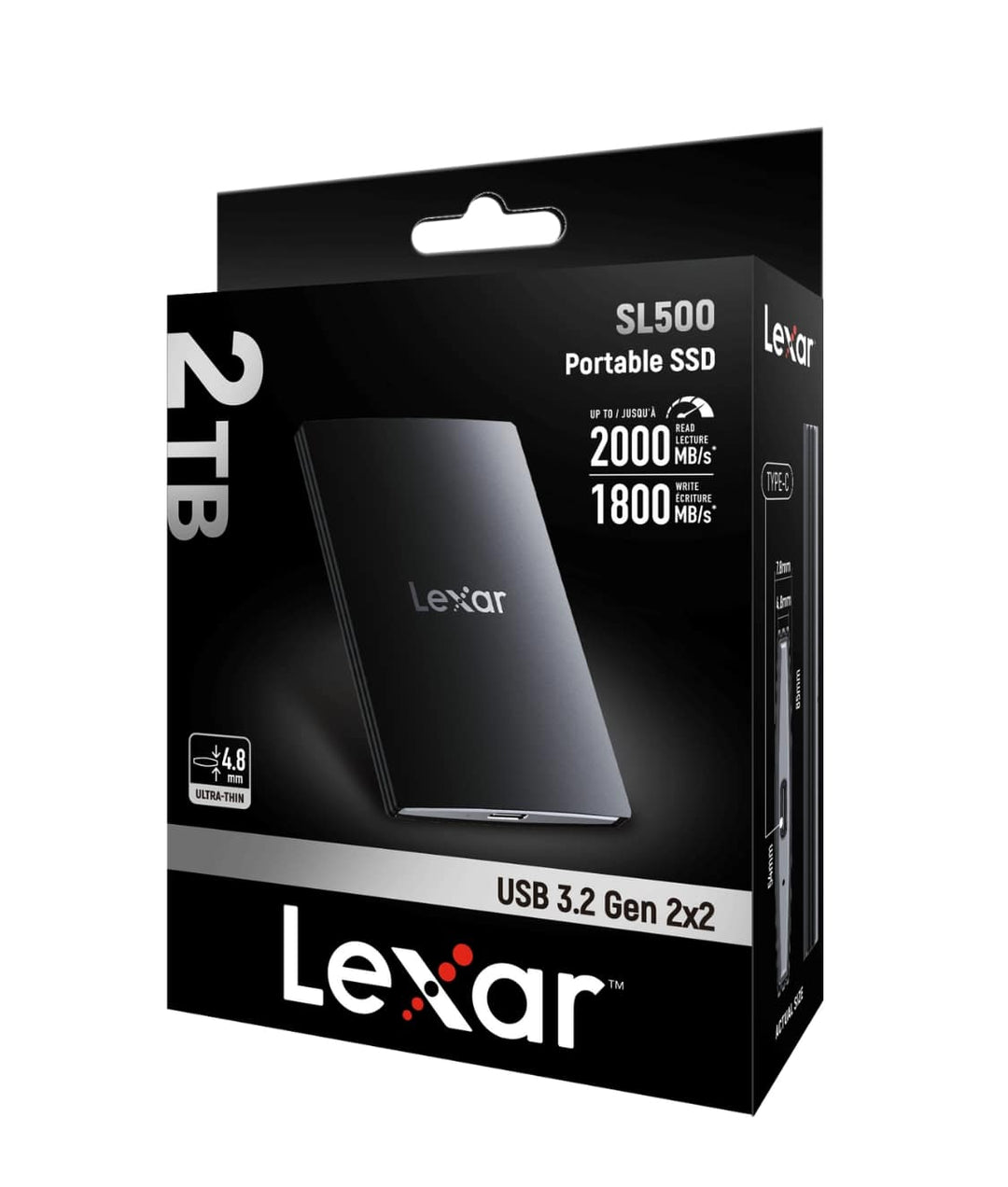 Lexar Pro SL500 SSD Festplatte USB-C 3.2 Gen 2TB - 4TB