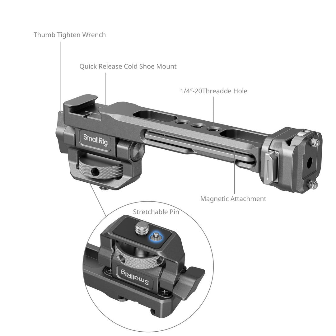 HawkLock Uchwyt na monitor H21 do DJI RS4 Pro, RS4, RS3 Pro, RS3, RS3 Mini, RS2, RSC2 Gimbal SmallRig 4637