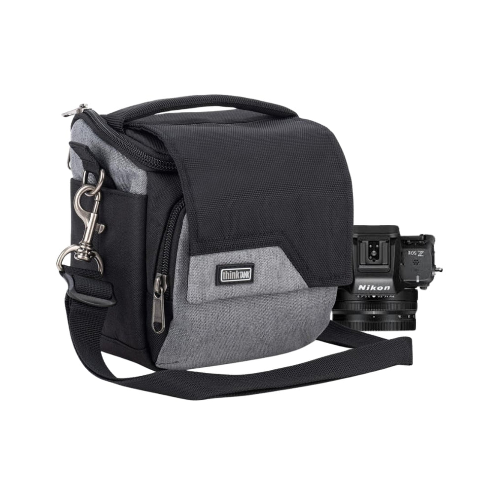 Think Tank Mirrorless Mover 10 V2 – Kompakte Kameratasche für Nikon Z50, Z50II, Z30; Z fc in Cool Grey