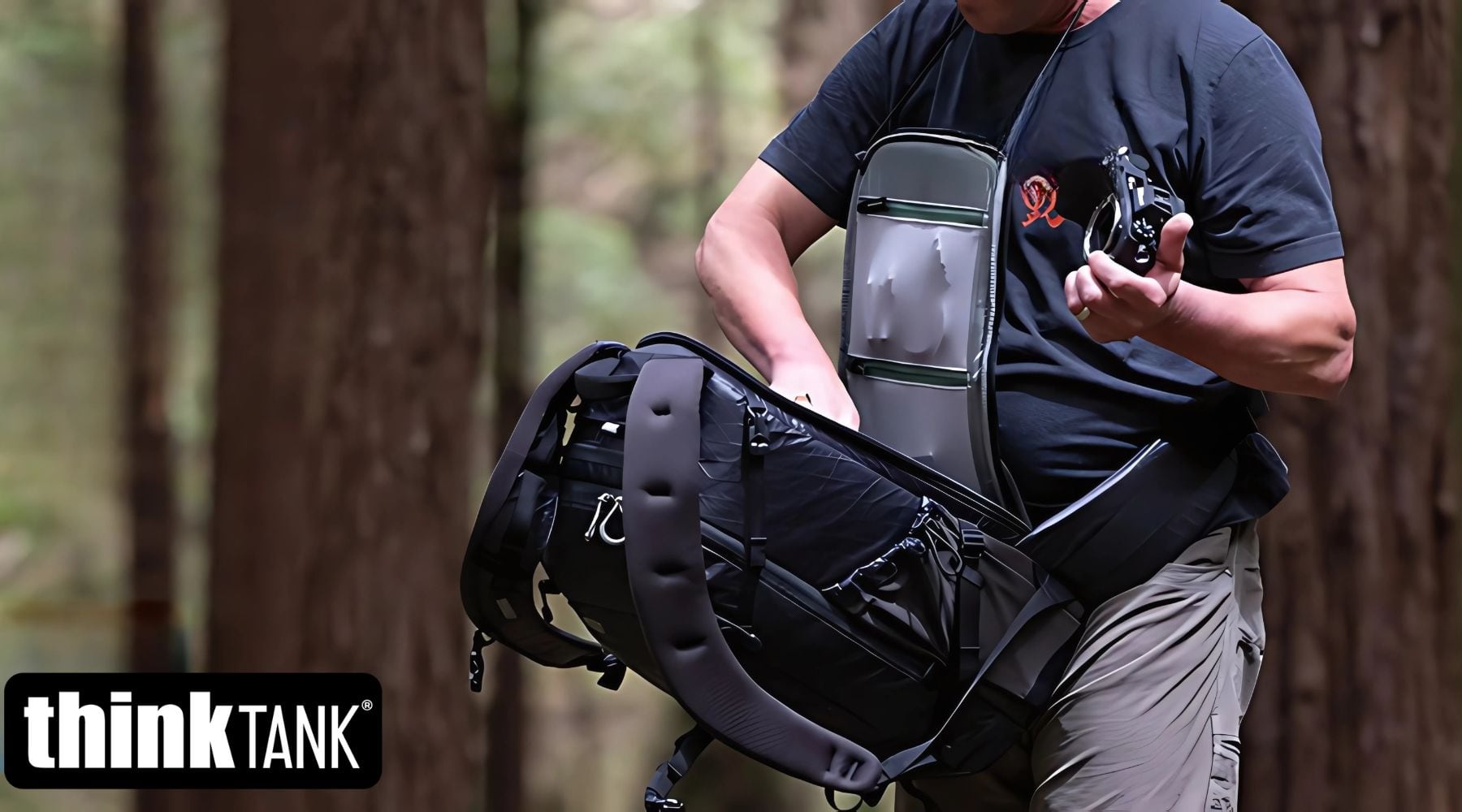 Nikon Fototasche, Kamera-Rucksack, Think Tank Backlight, Holster, Slinger, messenger bag, crossbody