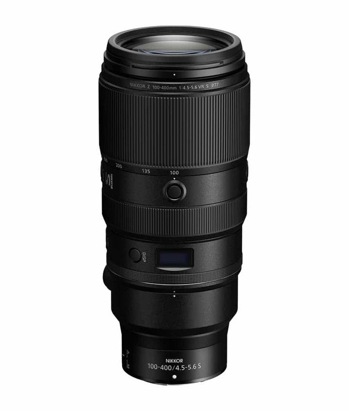 Nikon, Nikkor Z 100–400mm f 4.5-5.6 VR S , Vielseitiges Zoomobjektiv für Landschaften, Tiere und Sportaufnahmen, Vollformat objektiv, professionelles Telezoom objektiv, S-Line Objektiv