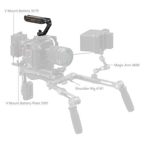 Top Handle Tiny / Lehký rukojeť s ARRI šroubem SmallRig 4757