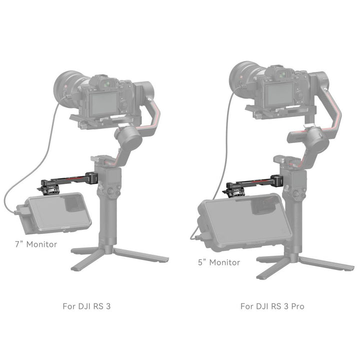 verstellbarer Monitorhalter an Gimbal