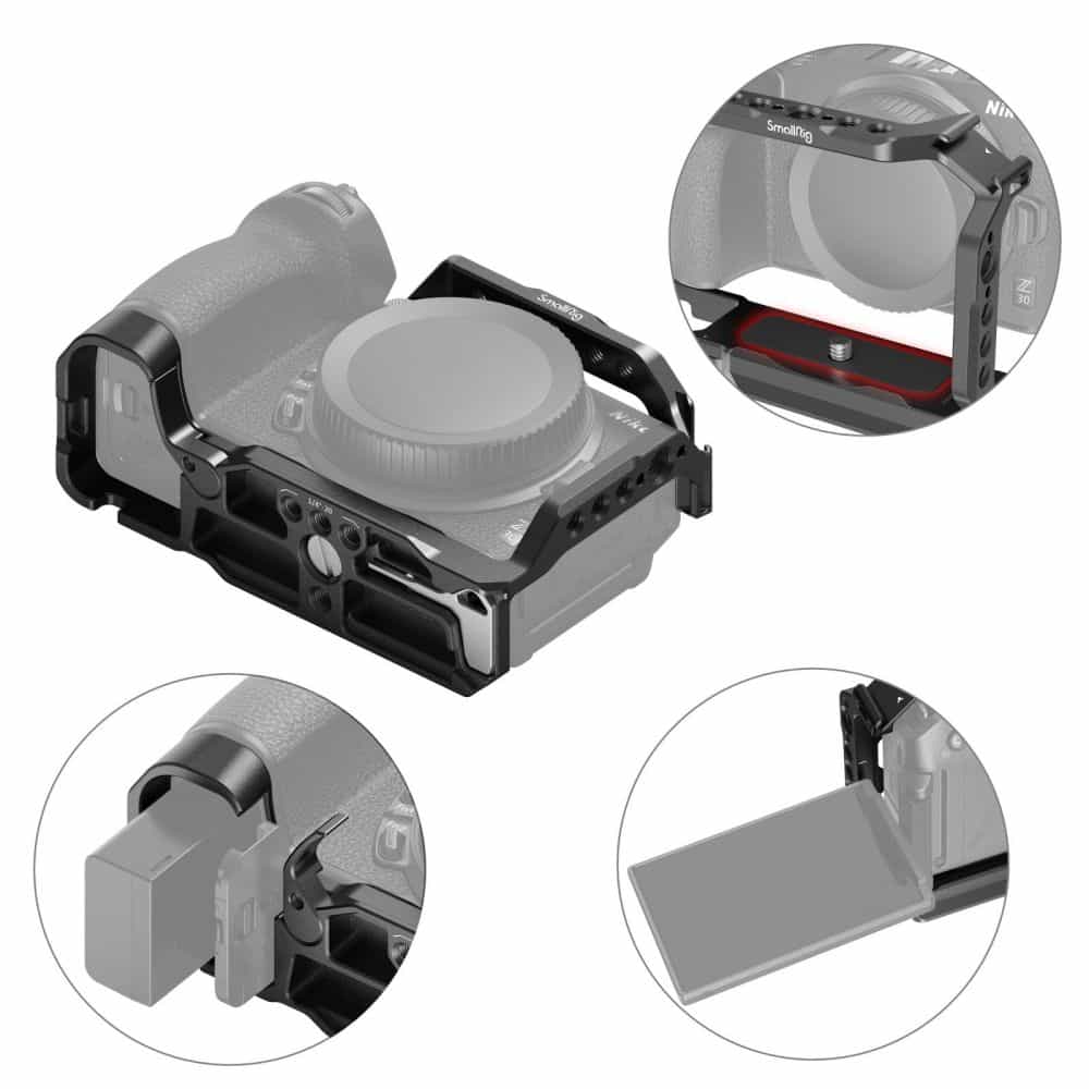 Kamera Käfig, Cage für Nikon Z30, Vlog zubehör