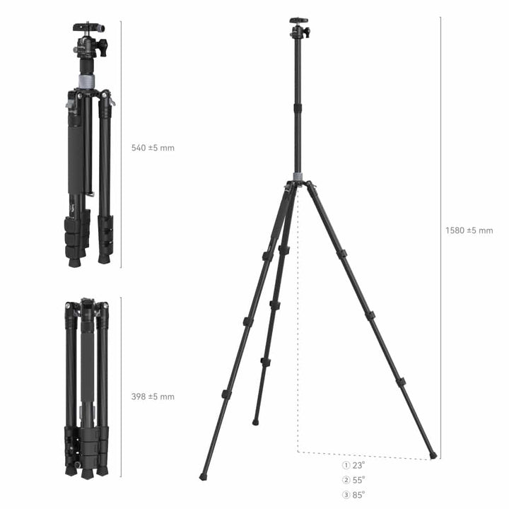 Kohlefaser (Carbon)-Stativ kompakt & leicht SmallRig 4059 3-Bein & 1-Beinstativ