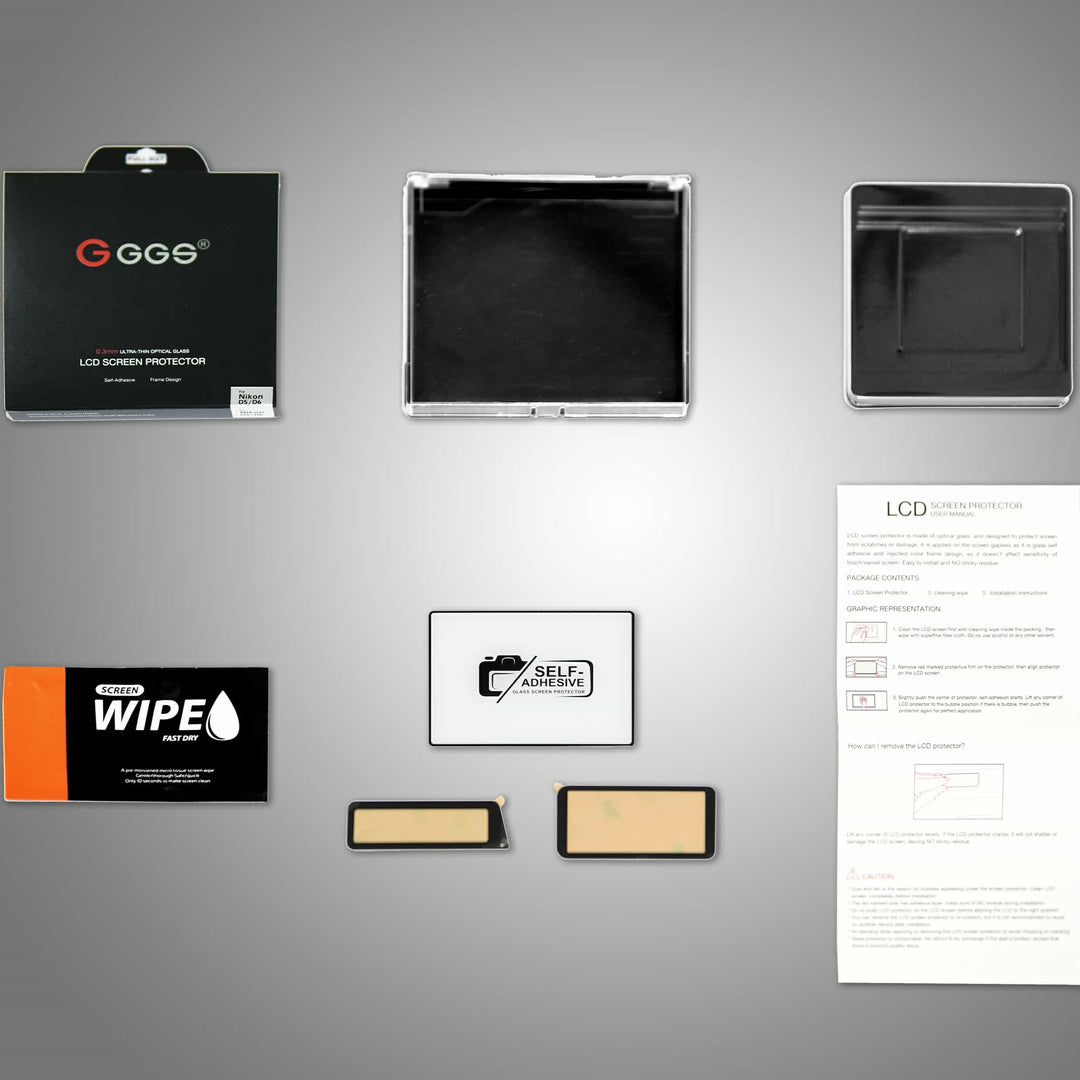 GGS Displayschutz-Glas  Nikon D5, D6