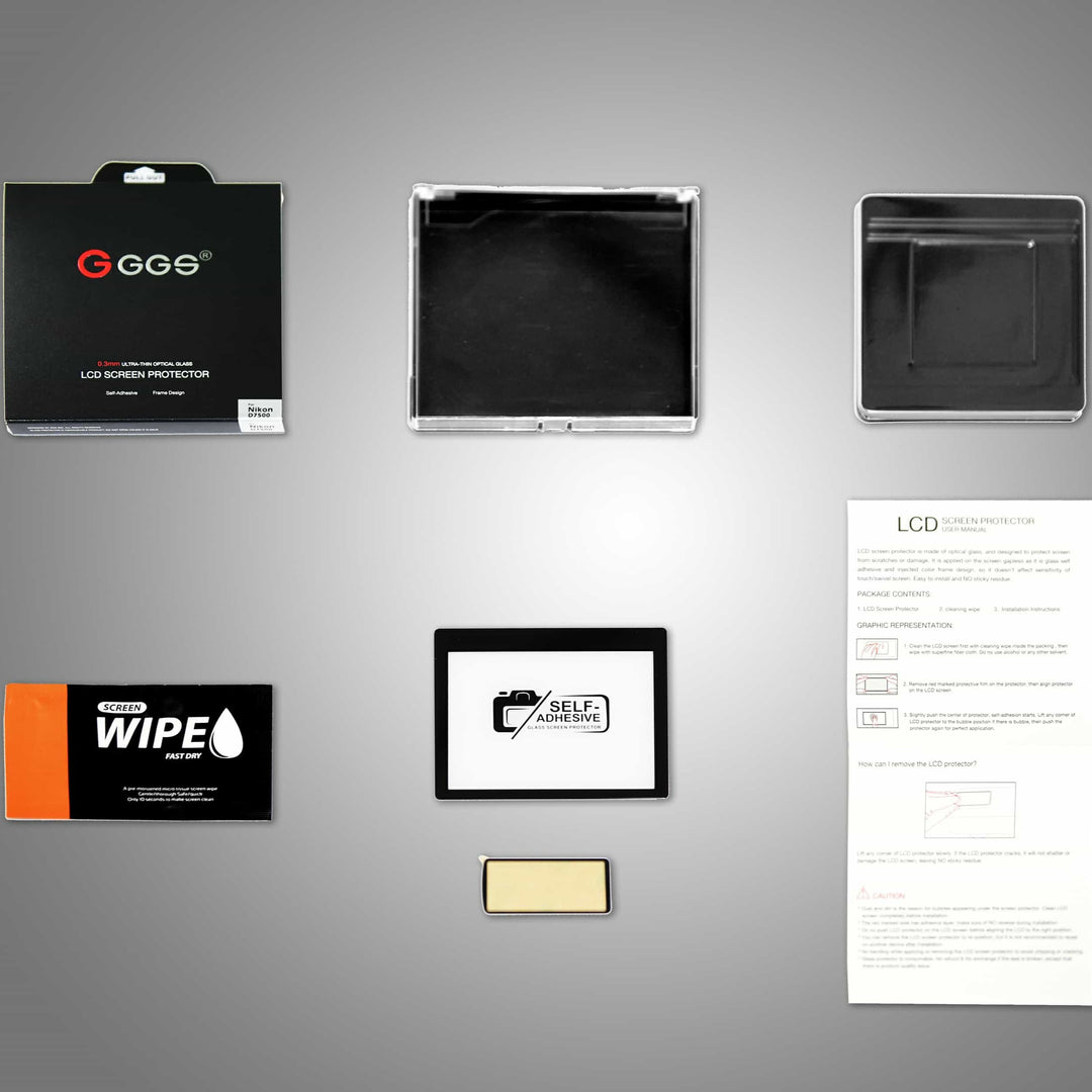 GGS Displayschutz-Glas Nikon D7500