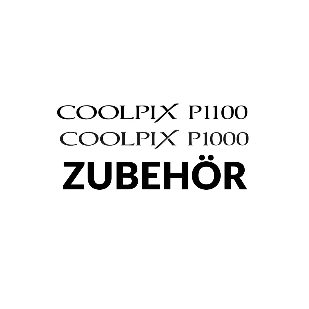 Nikon Coolpix P1100 Zubehör, Ersatzteile, Fernsteuerung, Sonnenblende, Fernbedienung, Tasche, Akku, Akkuladegerät, Sonnenblende, Rucksack