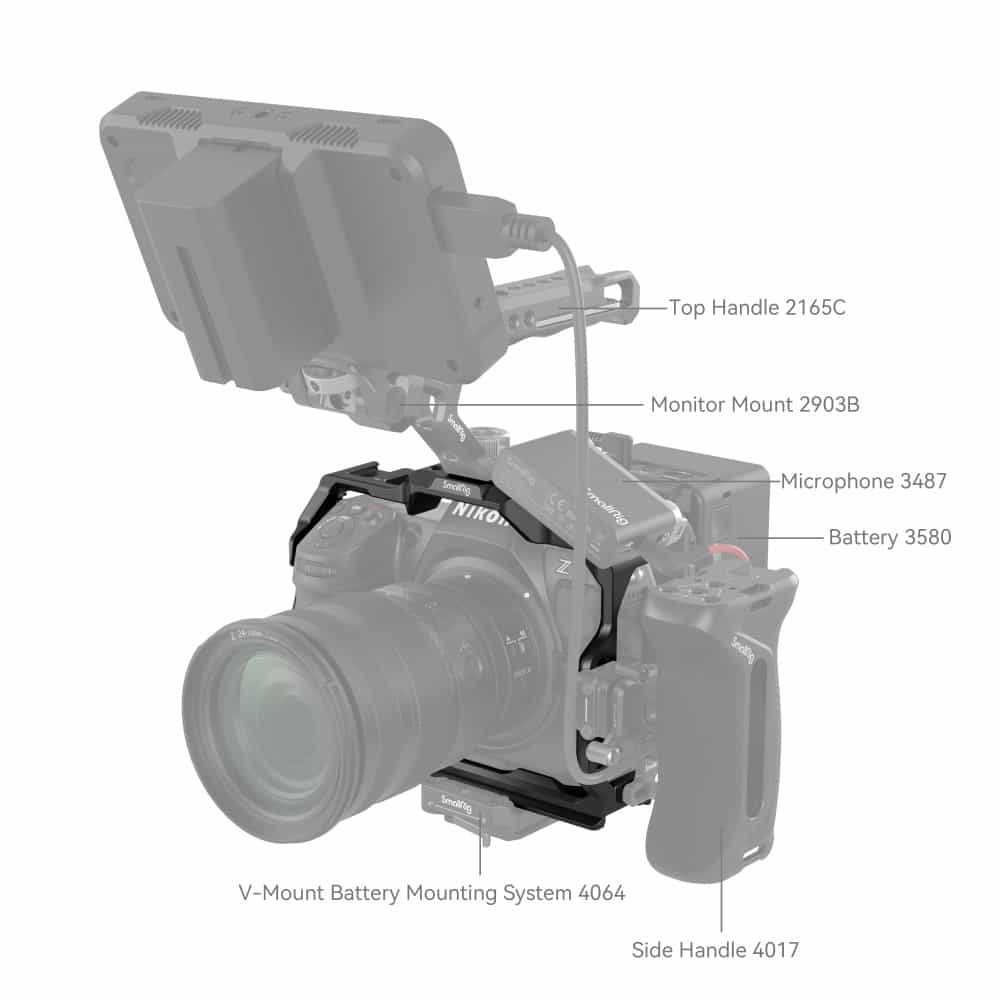 Kamera Käfig / Cage für Nikon Z8 SmallRig 3940