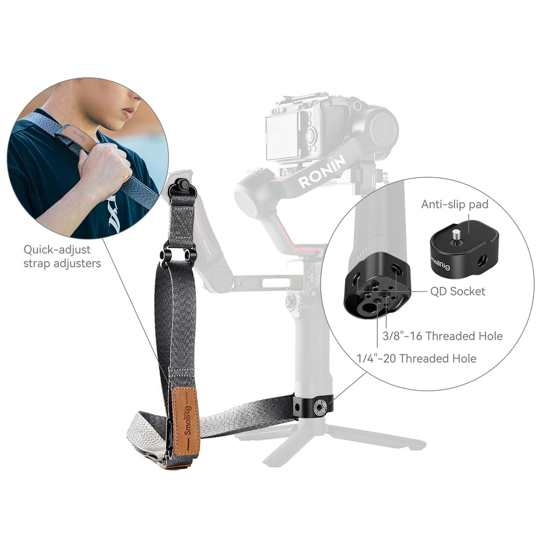 Gewichtsreduzierender Schultergurt für DJI RS 3 / RS 3 Pro / RS 2 4118