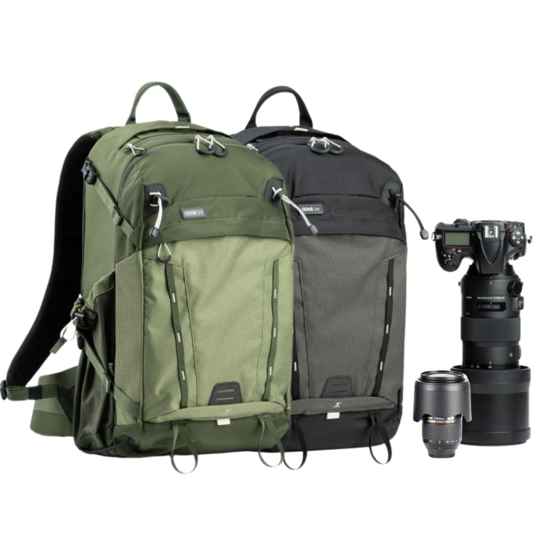 Nikon Kamerarucksack, Fototasche, Think Tank Backlight 26L, Rucksack für Nikon Kamera und Objektive, Fotorucksack für Nikon Z8, Z9, Z6III, Z6 II, Z5, Z7 II, D850, D7500
