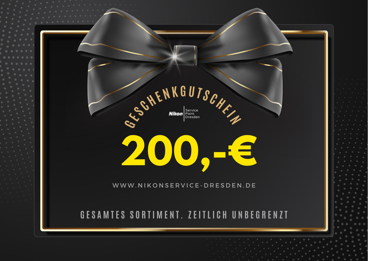 Nikon Service Point Dresden Online-Gutschein / Geschenkkarte