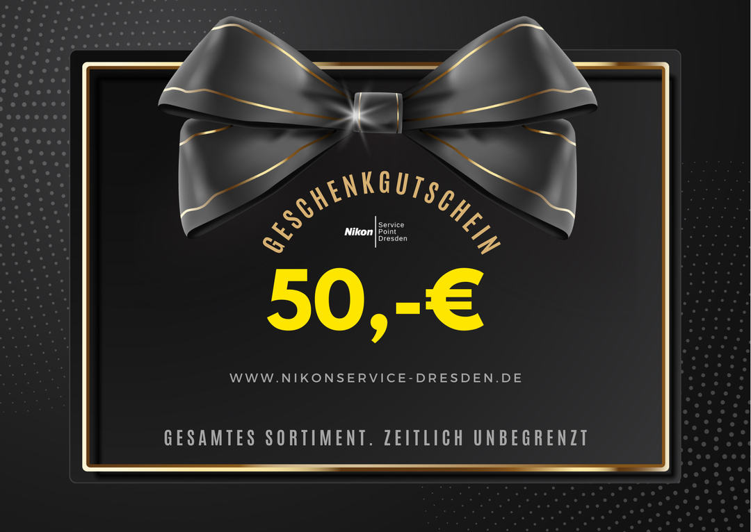 Nikon Service Point Dresden Online-Gutschein / Geschenkkarte