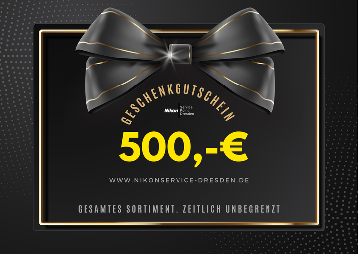 Nikon Service Point Dresden Online-Gutschein / Geschenkkarte