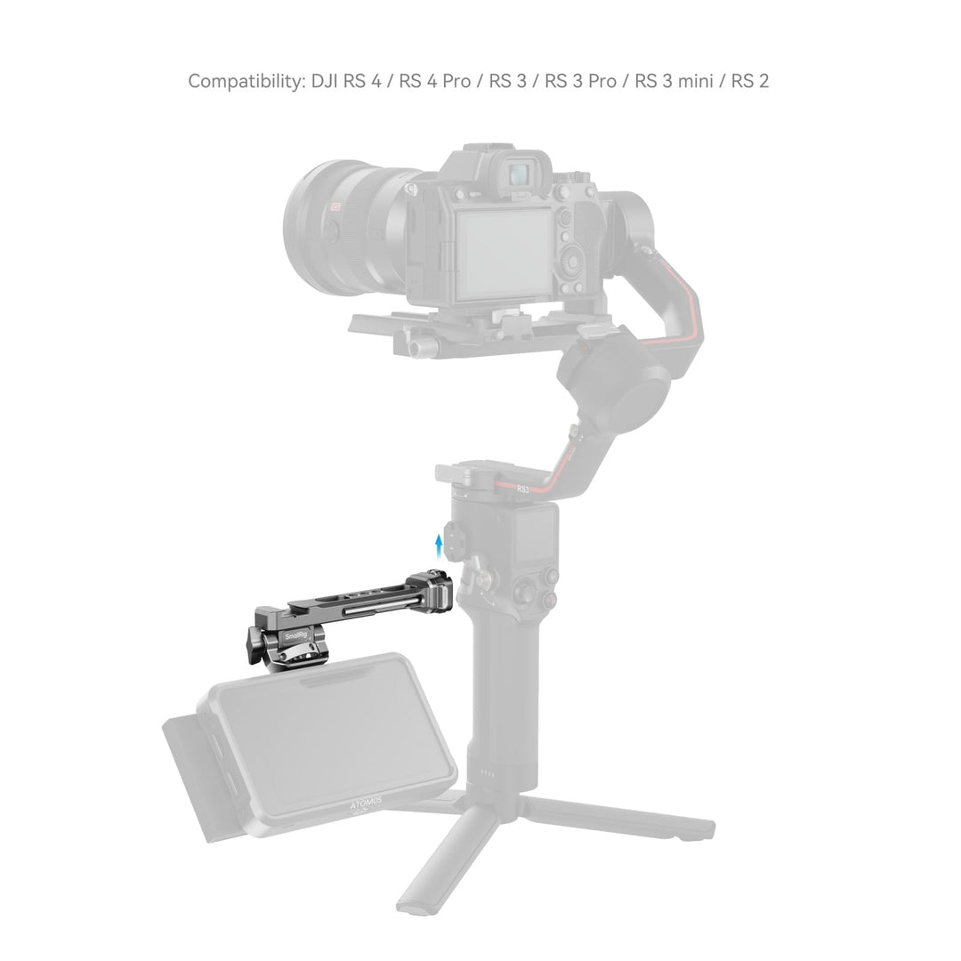 Monitorhalter fuer DJI RS4 Pro, RS4, RS3 Pro, RS3, RS3 Mini, RS2, RSC2 Gimbal, SmallRig 4637