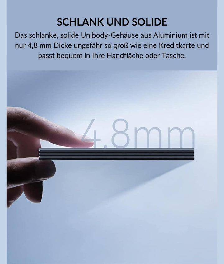 kleine Externe SSD festplatte, Kompakt, Lexar SL500 
