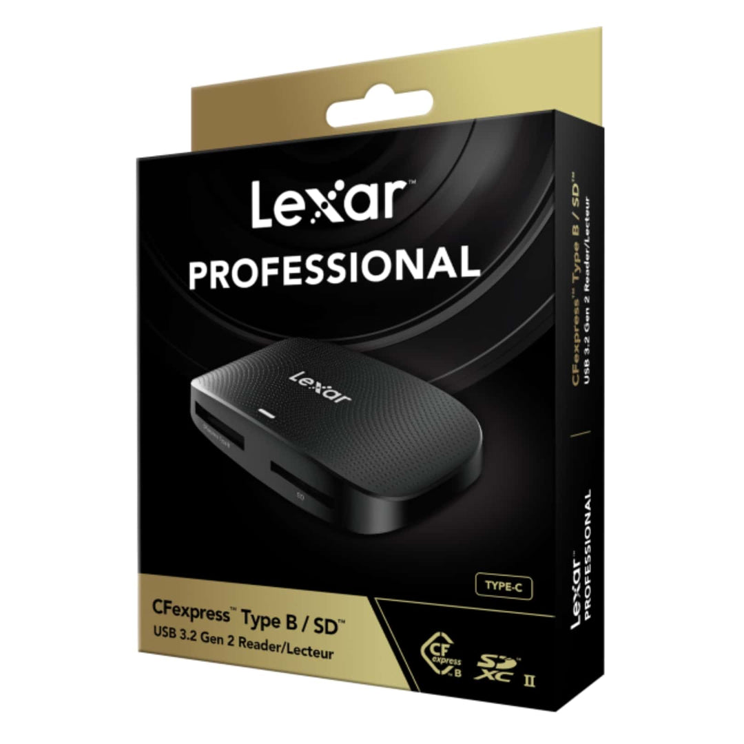 Cfexpress tyb b Kartenleser, Lexar Kartenleser 2in1, Kartelenser mit USB C Anschluss, Cfexpress + sd Kartenleser
