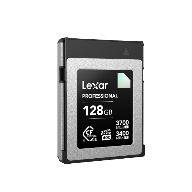 Lexar
CFexpress PRO Type B DIAMOND 4.0 Series 128GB - R3700/W3400MB/s - VPG400