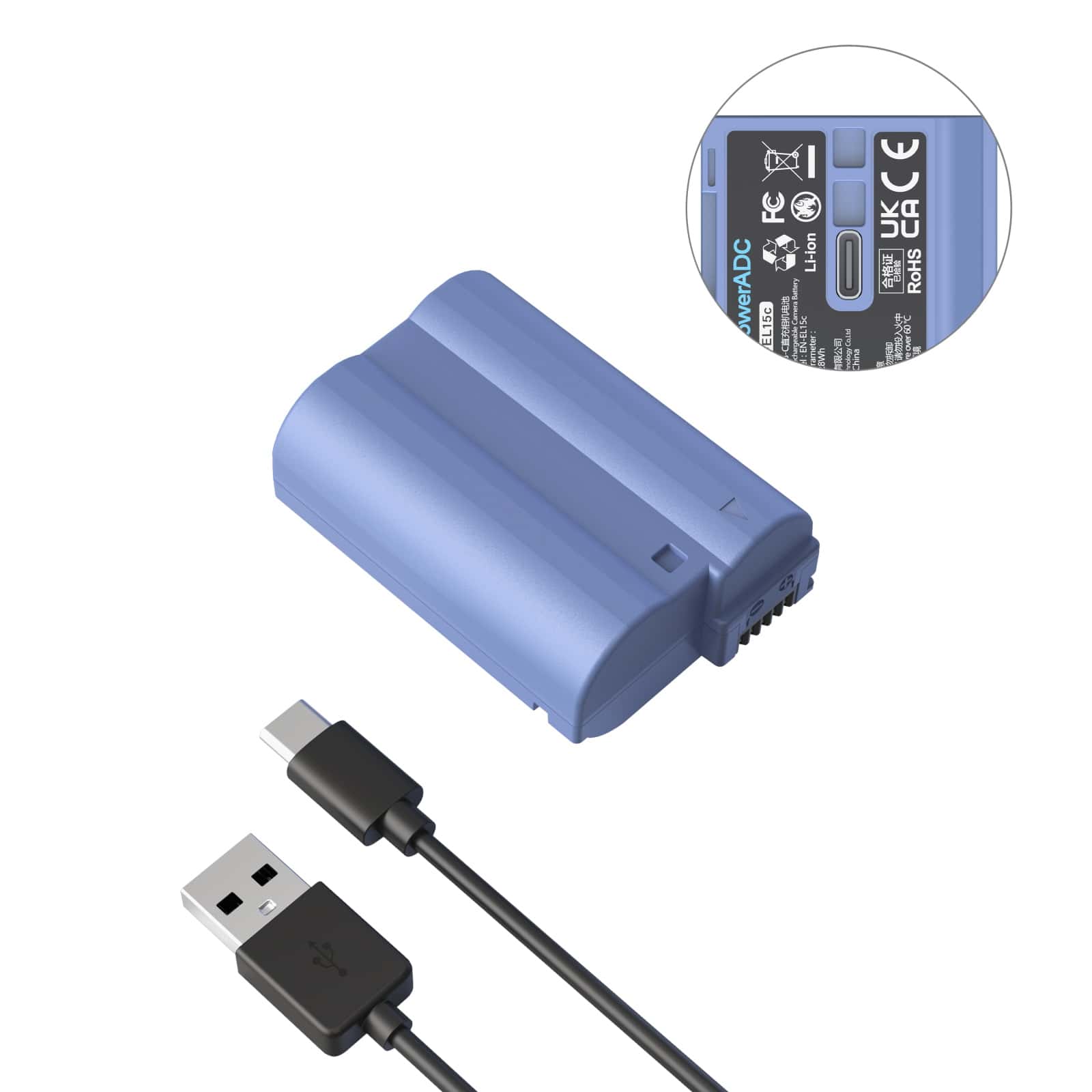 Smallrig Akku 4332 2400 mAh mit USB-C Ladung