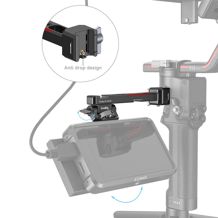 Monitorhalter für DJI RS 2, RSC 2, RS 3, RS 3 Pro, RS 3 mini 
