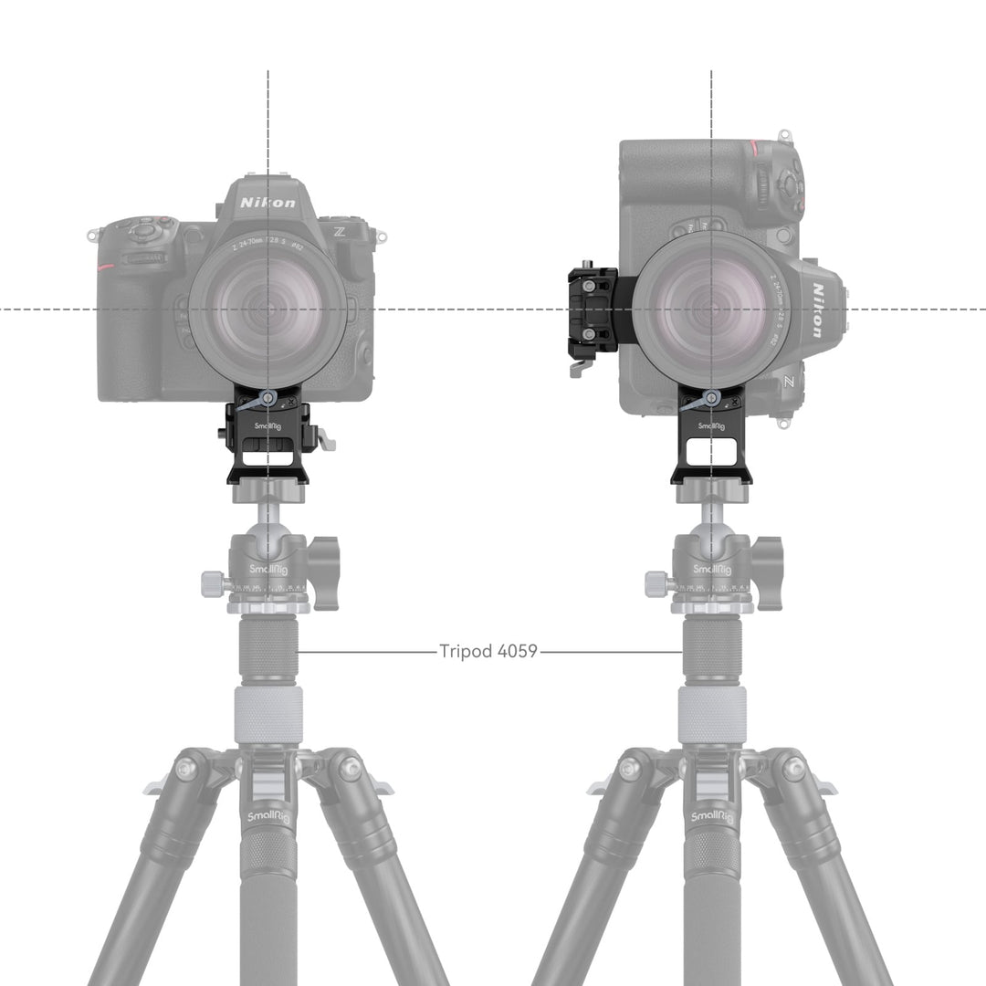 Smallrig zubehör für Nikon Z8, Z6 III, Z6 II, Z7, Z7 II, Z5, Z6, Drehbares Horizontal-Vertikal-Montageplatten