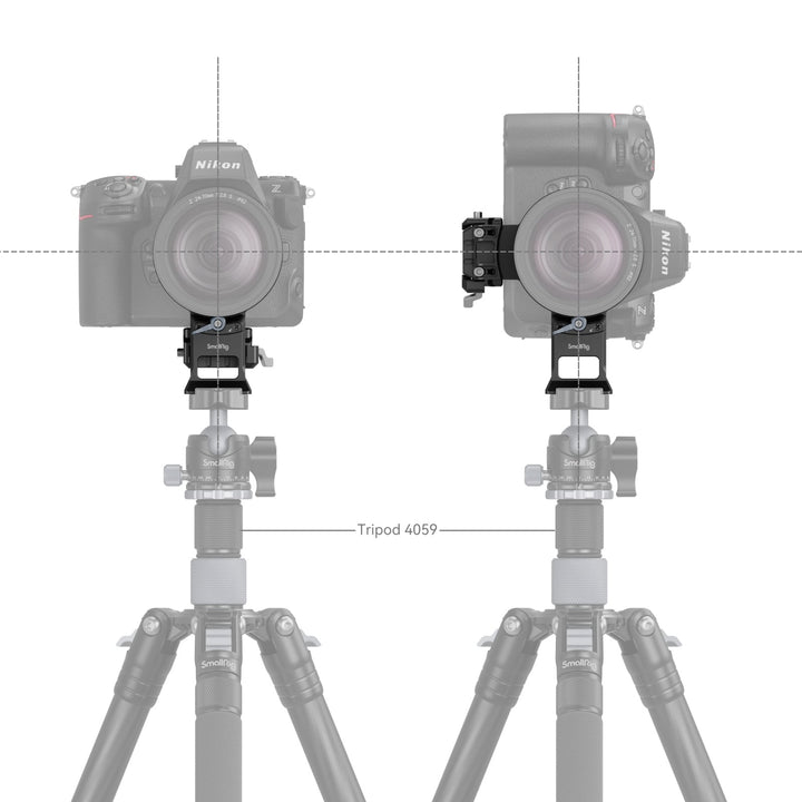 Smallrig zubehör für Nikon Z8, Z6 III, Z6 II, Z7, Z7 II, Z5, Z6, Drehbares Horizontal-Vertikal-Montageplatten