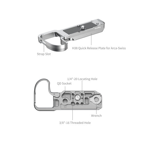 Bodenplatte für Nikon Z5IIC (silber) SmallRig 6696
