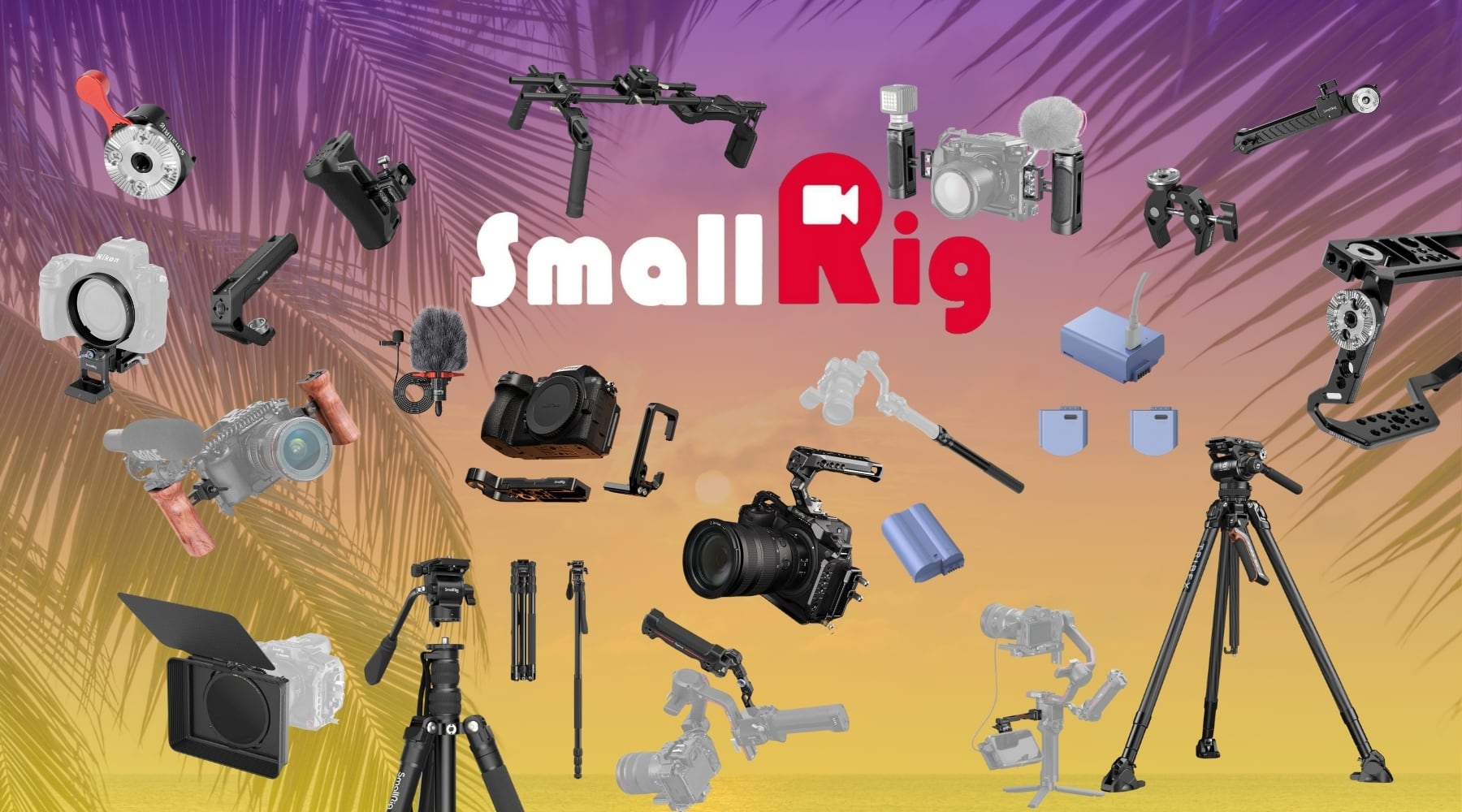 Smallrig Summer-Sale und hohe Rabatte auf Smallrig Kamerazubehör wie Kamerakäfig, L-Winkel, Stative, Mattbox und vieles mehr 