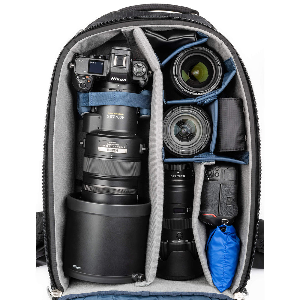Think tank Firstlight 46L, Fotorucksack für Nikon kamera und Objektive