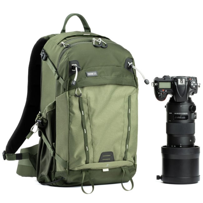 Nikon kamera Rucksack, Think Tank Backlighte 28L, Daypack, Fotorucksack für Nikon kamera, Grün