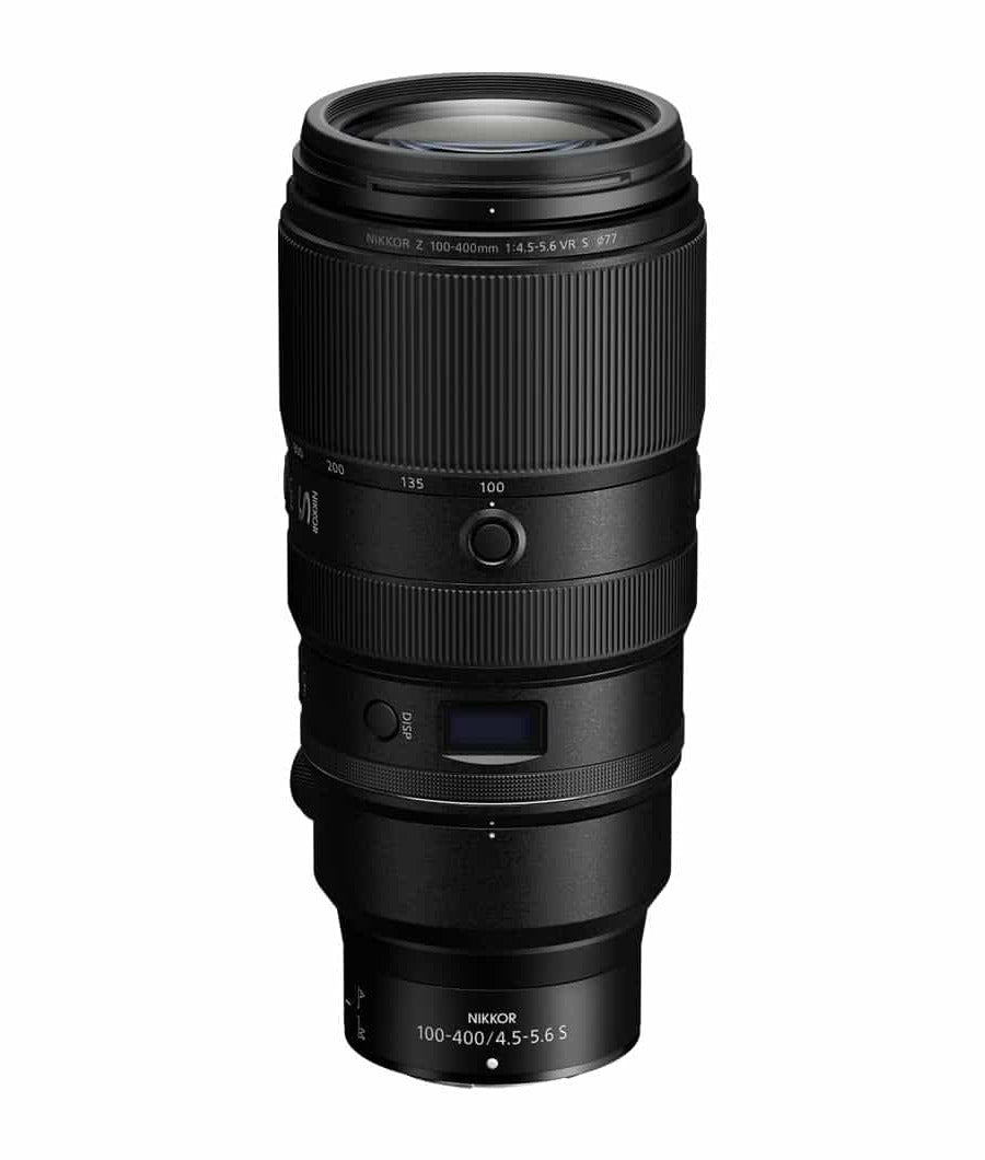 Nikon, Nikkor Z 100–400mm f 4.5-5.6 VR S , Vielseitiges Zoomobjektiv für Landschaften, Tiere und Sportaufnahmen, Vollformat objektiv, professionelles Telezoom objektiv, S-Line Objektiv