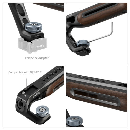 Top Handle / Leichter Oberer-Handgriff mit Kaltschuh / Blitzschuh SmallRig 5250