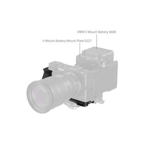 L-Shaped Mount Plate mit Silikon Griff für Nikon ZR SmallRig 5466