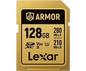Lexar Armor Pro Gold 128 GB SDXC V60 (280/210 MB/s) Speicherkarte gebraucht