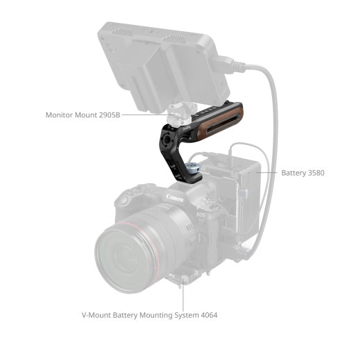 Top Handle / Leichter Oberer-Handgriff mit Kaltschuh / Blitzschuh SmallRig 5250