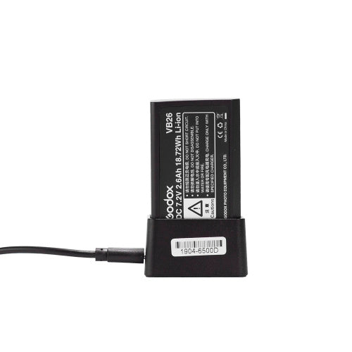 V1N - Ronde flitser met accu voor Nikon