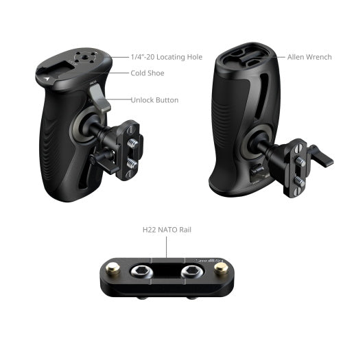 Drehbarer Seitengriff / Rotating Side Handle mit NATO Clamp SmallRig 5160