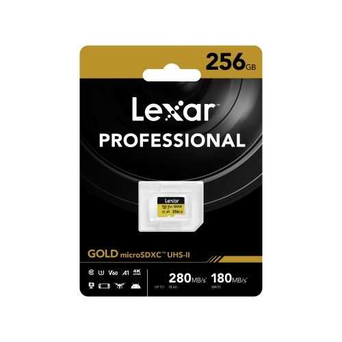 Lexar microSDXC Gold 256GB V60 - UHS-II Speicherkarte