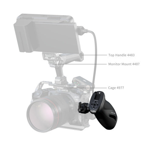 Drehbarer Seitengriff / Rotating Side Handle mit NATO Clamp SmallRig 5160