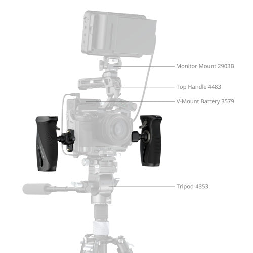 Drehbarer Seitengriff / Rotating Side Handle mit NATO Clamp SmallRig 5160