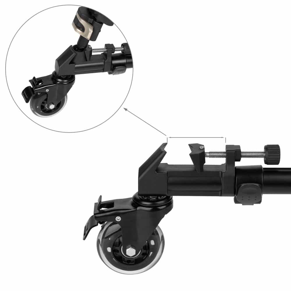videostativ mit rollen, stativwagen