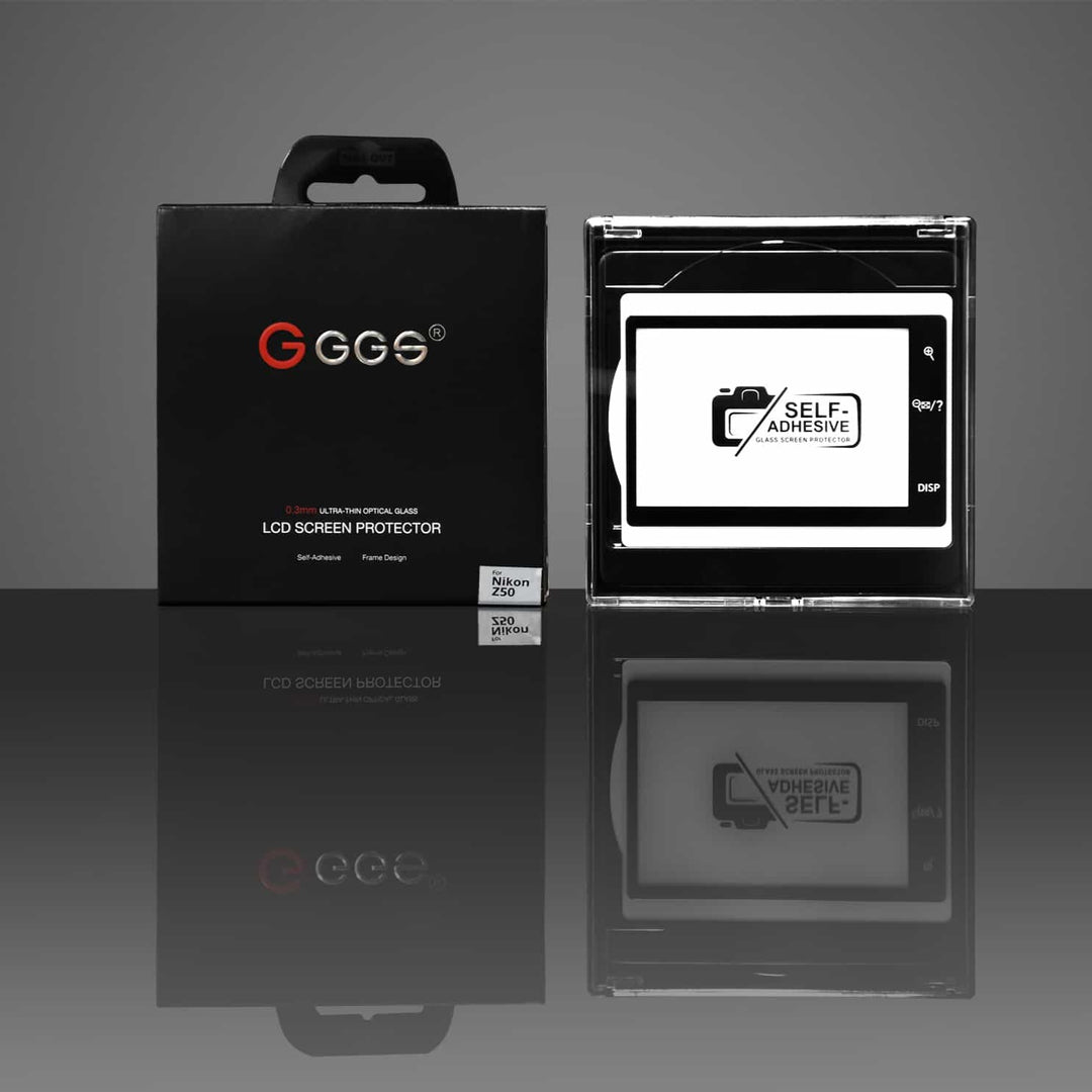 Nikon Z50 Displayschutz, GGS Displayschutz für Nikon Z50, Glas